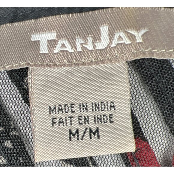 Vintage TanJay Unique Red and Black Jacket Design Size M - Picture 9 of 10